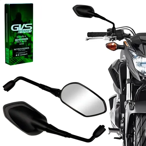 Retrovisor Modelo Tiger Sport 660 Gvs Lente Plana | Parcelamento