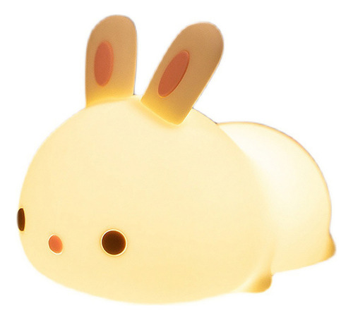 Bonita Lámpara Nocturna Con Forma De Conejito, Iluminación S