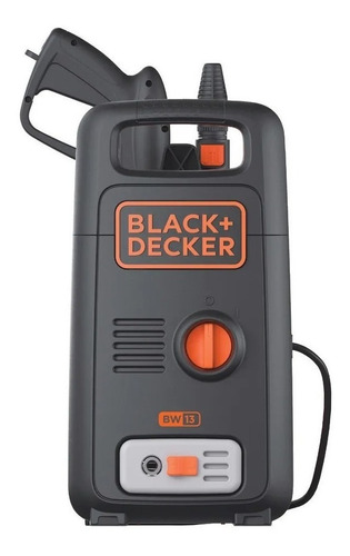 Hidrolavadora eléctrica Black+Decker BW13 naranja y negra de 1300W con 1450psi de presión máxima 220V