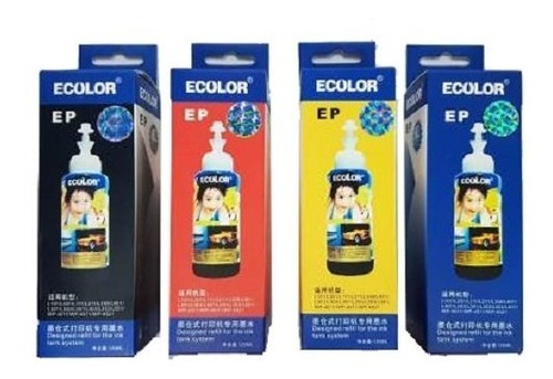 Tinta Para Epson Con Sistema Continuo Frasco De 75ml X Unida