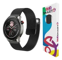 Comprar Pulseira De Aço Milanese Dupla Compativel Com Amazfit Gtr 4 Gtr3 Gtr 2 Gtr 2 Nova Versao Gtr 47mm Pace S1 Stratos 1 Stratos 2 E Stratos 3 - Cor Preto