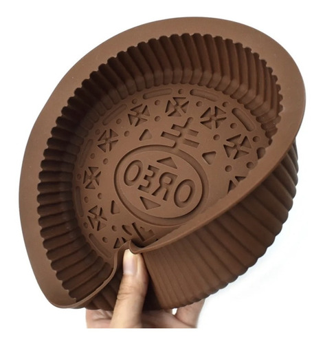 1 Uni Forma De Silicone Oreo - Forma De Bolo Oreo Gigante