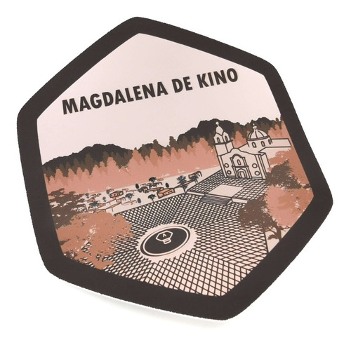 Imagen 2 de 2 de Calcomanía Sticker Pueblo Mágico Magdalena De Kino, Sonora