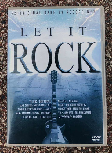 Let It Rock Rare Tv Recordings Dvd Deep Purple Motorhead