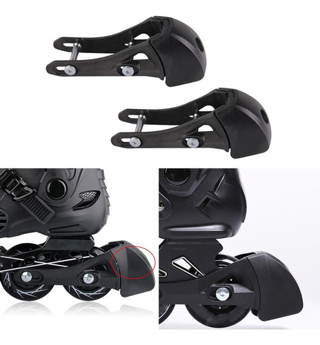 M 2x Patines En Línea, Frenos De Rodillos, Tope De Bloque,
