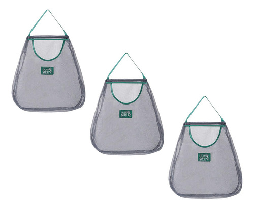 3 Uds. Bolsa De Malla De Almacenamiento Reutilizable Para D