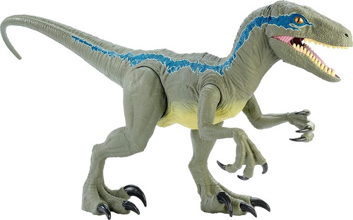 Juguete Jurassic World Supercolosal Velocirráptor Blue