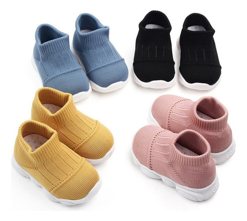 Zapatos Para Bebés Y Niños Antiderrapante Respirable
