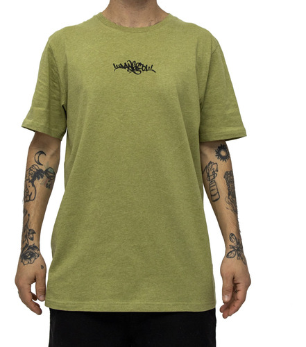 Polera Gangsta Tag Olive