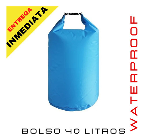 Bolso Seco Contra Agua Dry Bag Impermeable 40l Playa Piscina
