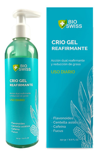  Crio Gel Activos Concentrados: Cafeína, Fucus, Centella, Etc