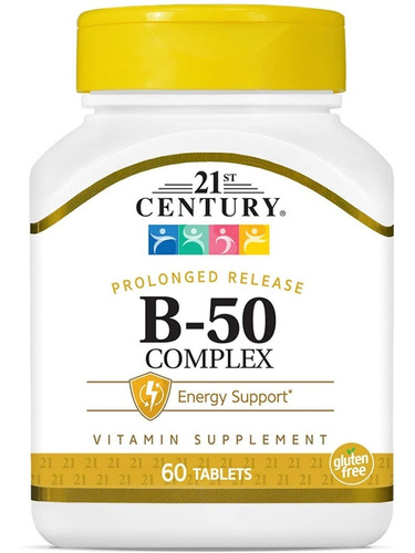 Complejo B 60 Tabs 21st Century - Unidad a $2820