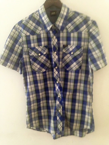 Camisa Hombre Manga Corta Marca  Lee 100% Algodón Calidad Pr