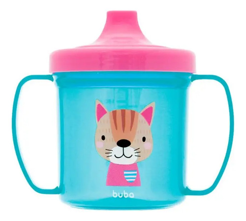 Copo De Treinamento Gatinho - Buba Cor Azul Gatinha