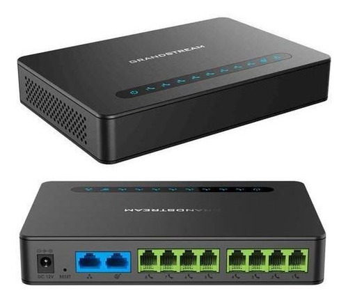 Imagen 4 de 6 de Gateway Grandstream Ht818 Ata 8 Fxs Sip Gigabite 3 Via