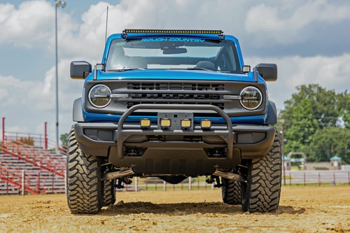 Imagen 8 de 10 de Barra Led 40 C/base De Techo Rough Country Ford Bronco 2022+