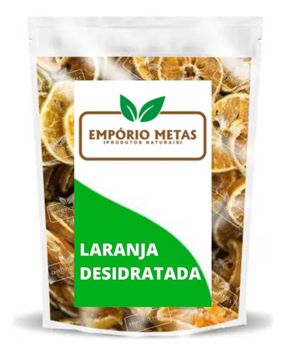 Laranja Desidratada Rodelas 250g - Empório Metas