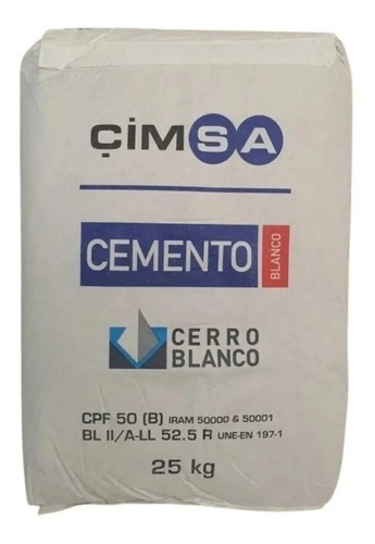 Cemento Blanco Cemex X 25 Kg Oferta