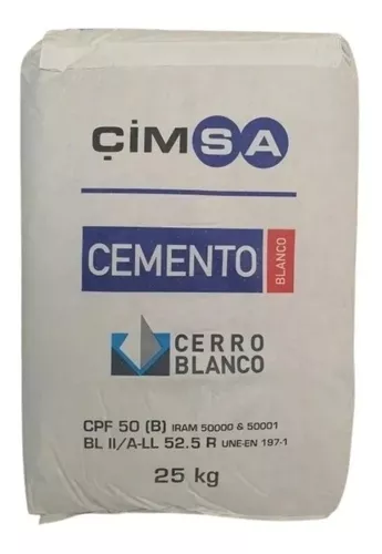 Cemento blanco 1 kg.