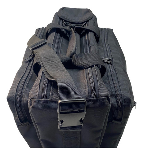 Bolso De Tiro Practico Mediano Táctico Deportivo Polígono K9 Color Negro Liso