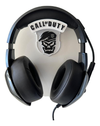 Suporte Parede Headset Call Of Duty Fita Dupla Face Black