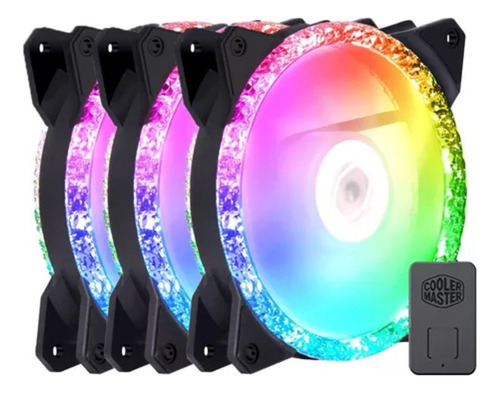 Pack 3 Ventiladores Cooler Master Mf120 Prismatic Argb