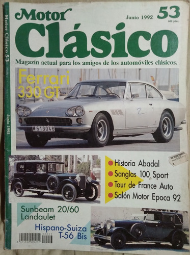 Motor Clasico Revista N°53 Junio 1992 Automovilismo Antiguo
