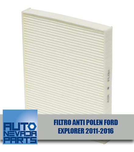 Filtro Anti-polen Del A/c Para Ford Explorer 2011-2016.