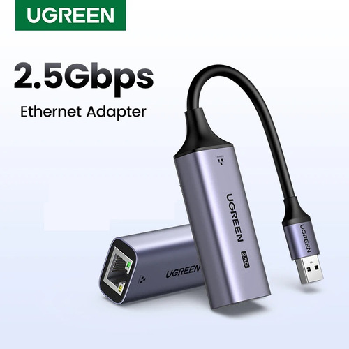 Ugreen Adaptador Gamer Usb 3.0 Rj45 Ethernet 2500mbits 2.5 G