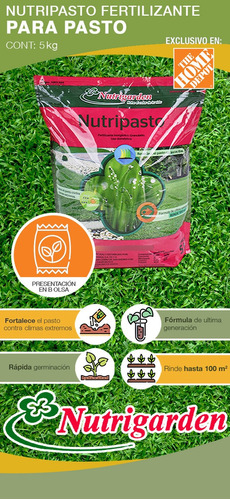 Fertilizante Para Pasto Bermuda Césped Abono 20kg + Regalo