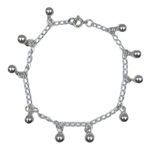 1x Pulsera Perlas Colgantes Plata925,mantra Envío Todo Chile