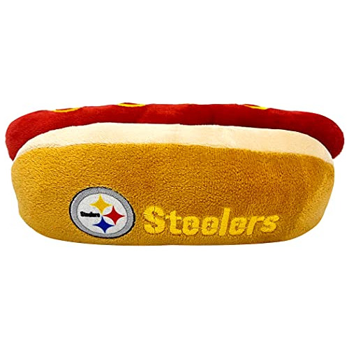 Pets First Nfl Pittsburgh Steelers Hot Dog Plush Dog & Cat S