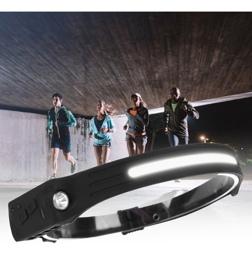 Lámpara Led Cob De Cabeza Con Sensor De Movimiento