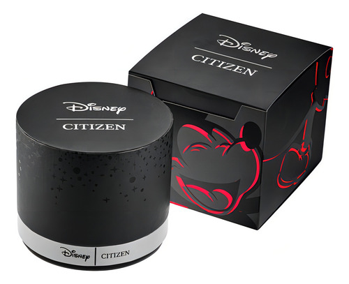 Reloj Citizen 61200 Au1069-06w Hombre Mickey Mouse Axiom Color de la correa Negro Color del bisel Negro Color del fondo Negro