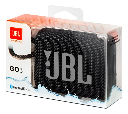 Parlante Bluetooth Go3 Con Fm Y Entrada Usb Microsd Negro