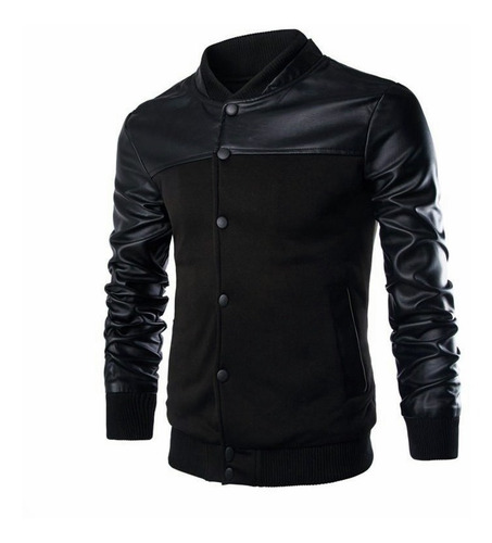 Imagen 2 de 6 de Chaqueta Exterior De Hombre Ajustada Con Cuello Alzado