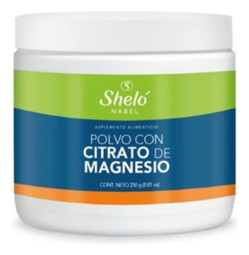 Polvo Con Citrato De Magnesio Sheló Nabel 250g Sin Sabor