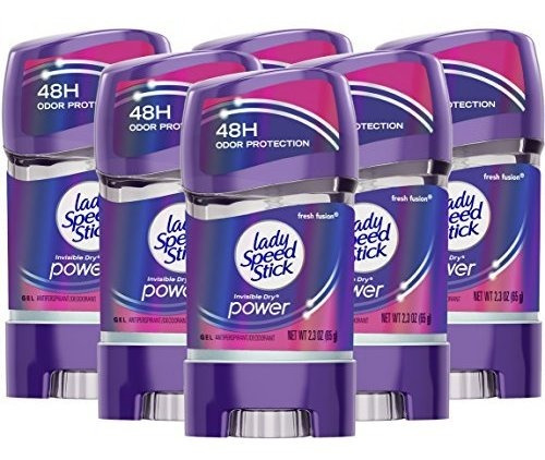 Desodorante Lady Speed Stick Gel Fresco 2.3 Oz. (6 Pack)