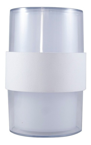 Lampara De Muro Arbotante Led 12w Luz Cálida Doble Blanca Color Blanco