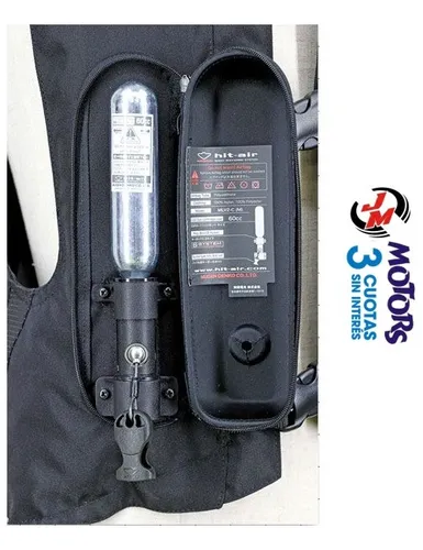 Jm Chaleco Moto Airbag Hit Air Mlv2 Negro Reflectivo Japon
