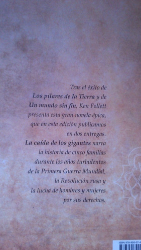 Imagen 2 de 2 de La Caída De Los Gigantes 2 Tomos - Ken Follett