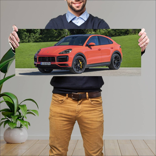 Cuadro 30x80cm Auto 2020 Porsche Cayenne Gts Cou 382