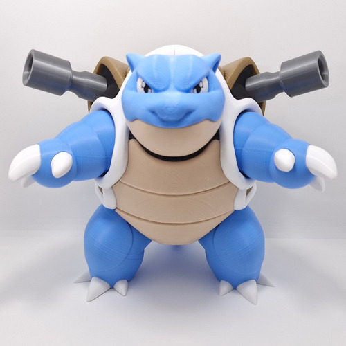 Pokemon Blastoise 12 Cm Alto Impresión 3d Makeme