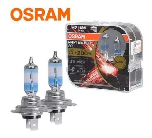 H4 Night Breaker 200 Lâmpada Osram Par +200% Iluminação