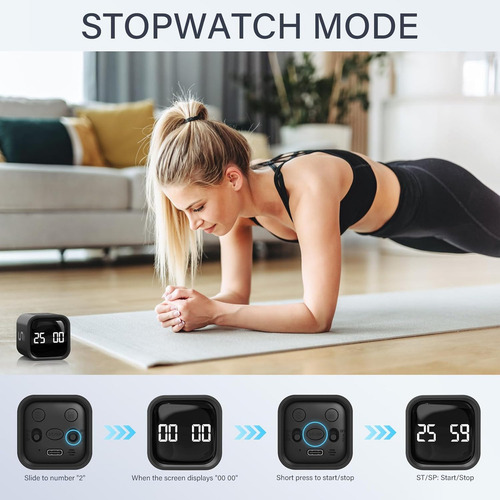 Spin Pomodoro Timer, Cube Timer Para Tdah,