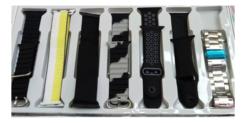 Reloj Inteligente Ultra 7 En 1 Impermeable 7 Correas