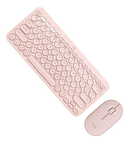 Imagen 2 de 6 de Bundle Logitech Teclado K380 + Mouse M350 Rosa Bluetooth