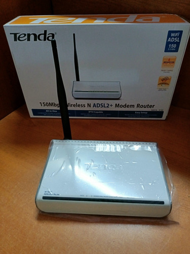 Router Tenda W150d Inalambrico 2.4 Ghz. 1 Antena De 5 Dbi.