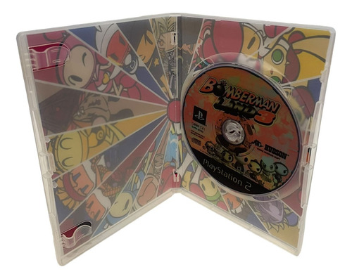 Bomberman Land 3 Play 2 Com Capa E Pôster Ps2