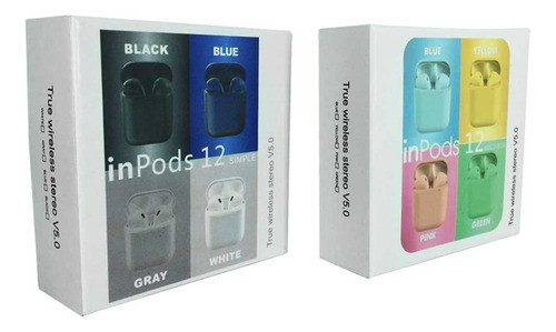 Audífonos Inalámbricos Bluetooth Inpods Gamer Colores